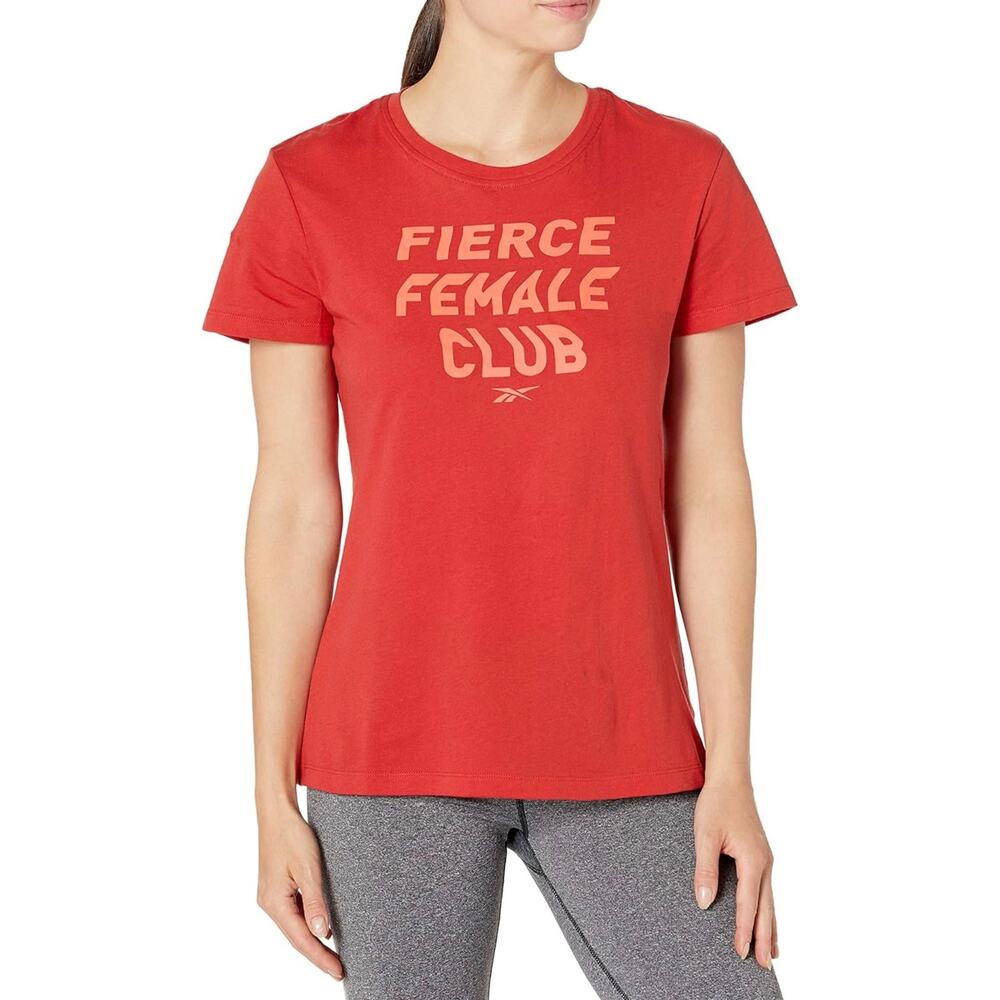 Reebok Fierce Female Club Graphic Tee Small NWT
